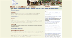 Desktop Screenshot of mnhorsecouncil.org
